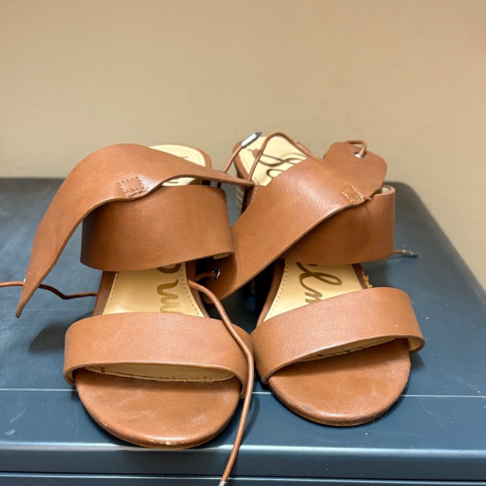 Sam Edelman Tan Leather Sandals
